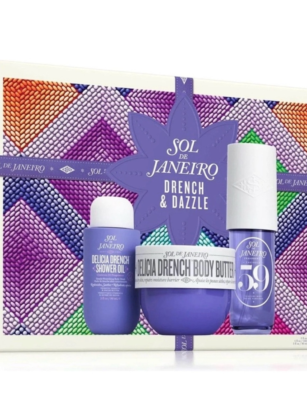 Sol de Janeiro Drench & Dazzle Body Gift 3 Piece Set - BNIB!